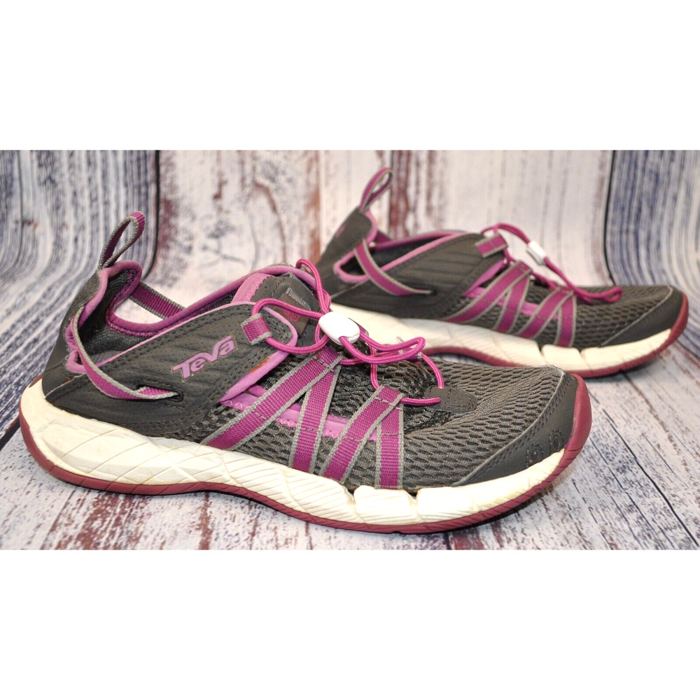 TEVA Churn Evo Gray/Pink Water Shoes Women's Size 6 Hiking Trail 1000220